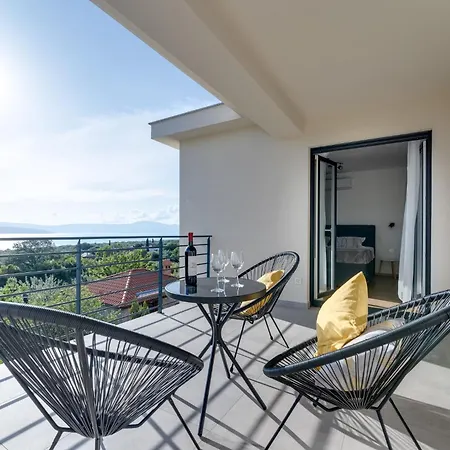 Luxury With A Pool, Panoramic Sea View, - By Traveler Tourist Agency Krk Id 2406