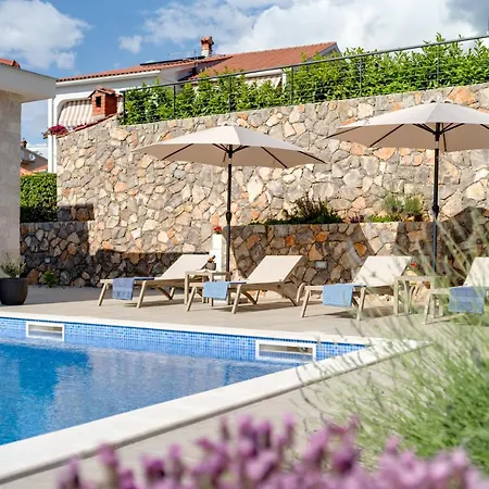 Luxury With A Pool, Panoramic Sea View, - By Traveler Tourist Agency Krk Id 2406 Sveti Vid-Miholjice