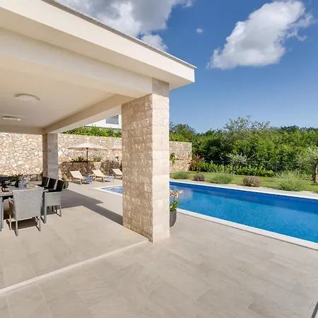Luxury With A Pool, Panoramic Sea View, - By Traveler Tourist Agency Krk Id 2406 Vila Sveti Vid-Miholjice