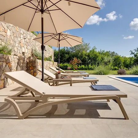 Luxury With A Pool, Panoramic Sea View, - By Traveler Tourist Agency Krk Id 2406 Vila Sveti Vid-Miholjice