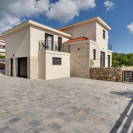 Villa Luxury With A Pool, Panoramic Sea View, - By Traveler Tourist Agency Krk Id 2406 *
