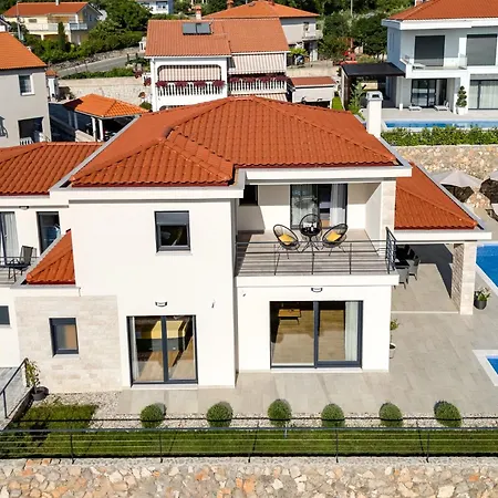 Villa Luxury With A Pool, Panoramic Sea View, - By Traveler Tourist Agency Krk Id 2406 *