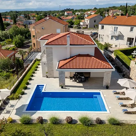 Luxury With A Pool, Panoramic Sea View, - By Traveler Tourist Agency Krk Id 2406