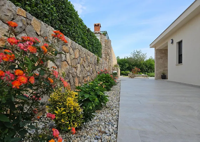 Luxury With A Pool, Panoramic Sea View, - By Traveler Tourist Agency Krk Id 2406 Villa *