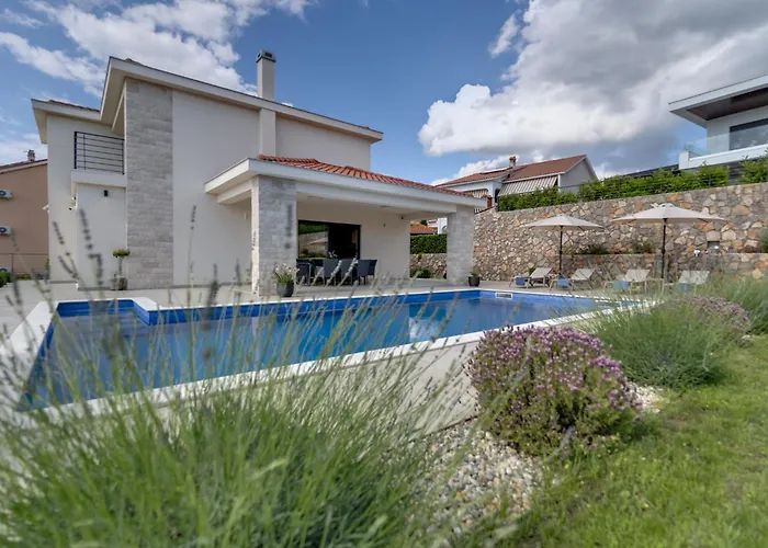 Willa Luxury With A Pool, Panoramic Sea View, - By Traveler Tourist Agency Krk Id 2406 *